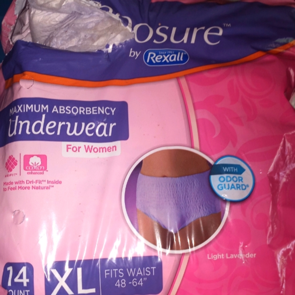 Rexall underwear r pads